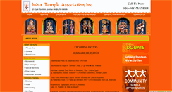 Desktop Screenshot of indiatemple.org