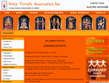 Tablet Screenshot of indiatemple.org